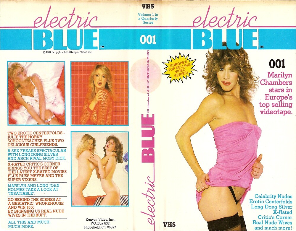 "Marilyn Chambers Electric Blue" by kevcrow | Redbubble