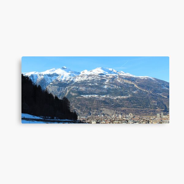 Chur, Calanda, Araschgerrank, Hunderunde Leinwanddruck