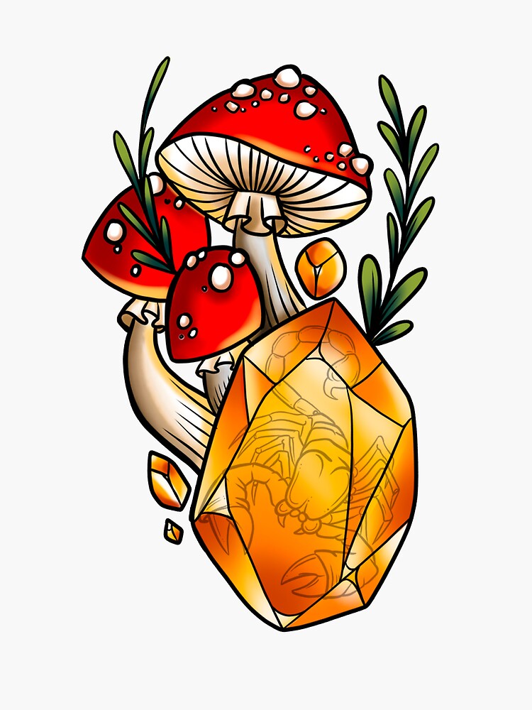 Scorpio Shrooms by GingyrWytch