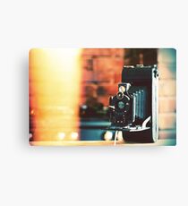 vintage camera. Canvas Print