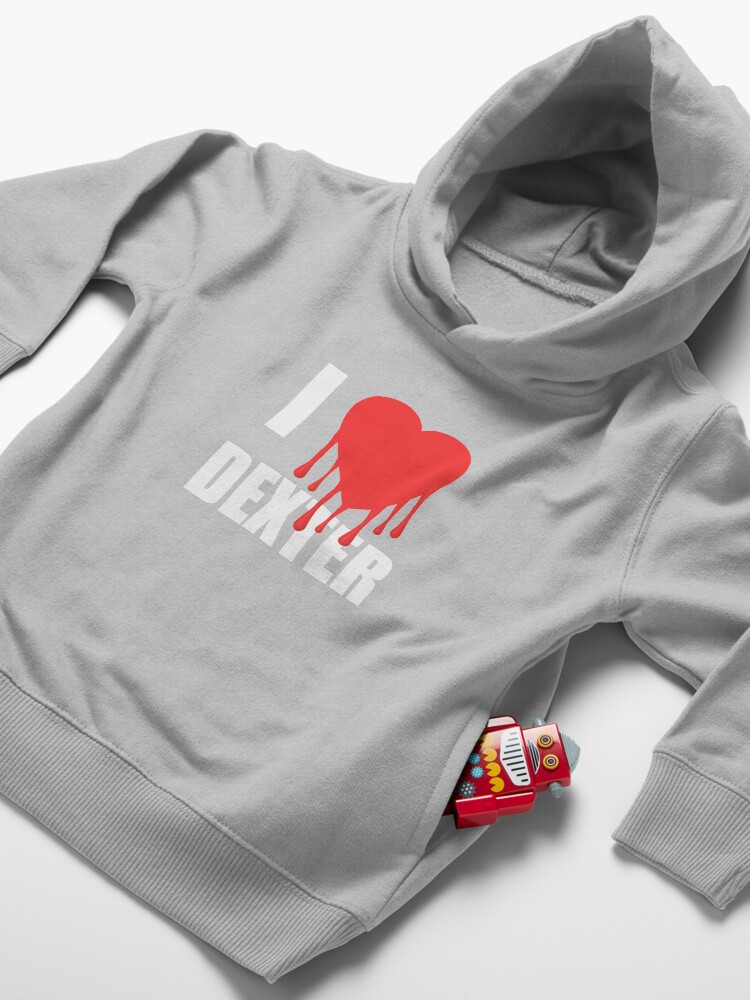 Alternate view of I Love Dexter Toddler Pullover Hoodie