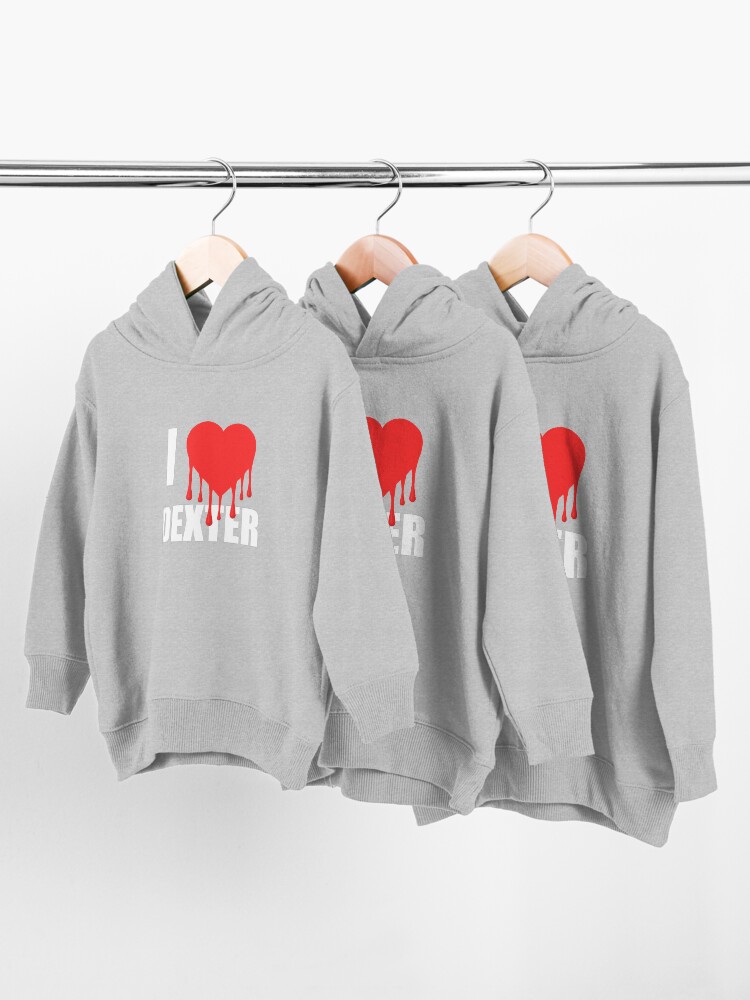 Alternate view of I Love Dexter Toddler Pullover Hoodie