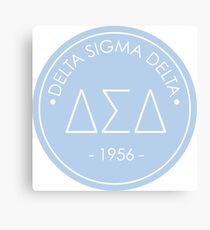 Delta Sigma Delta Circle Canvas Print