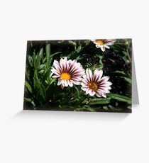 Little Flowers With Active Honeybee Greeting Card