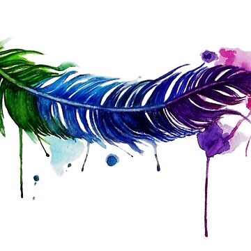 The Most Popular Tattoo Ideas And The Origins Of Tattoo Art  Watercolor  tattoo feather Feather tattoo design Feather tattoo colour