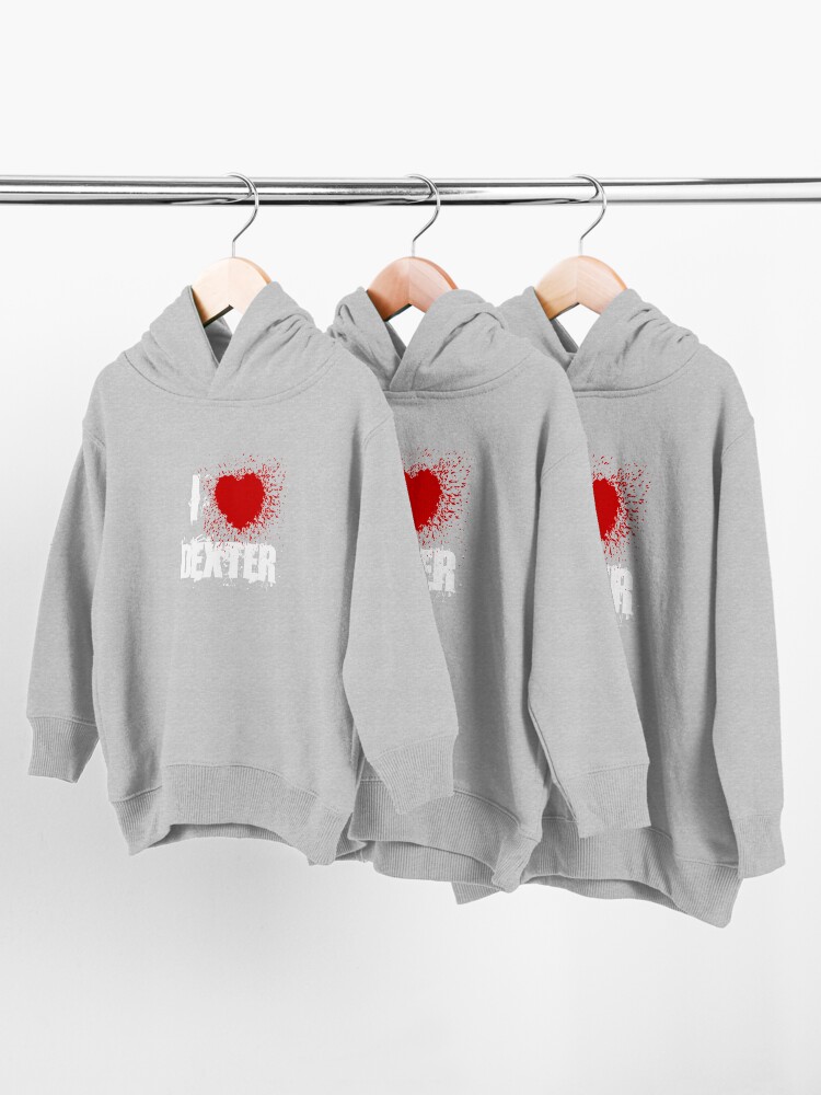 Alternate view of I Love Dexter Toddler Pullover Hoodie