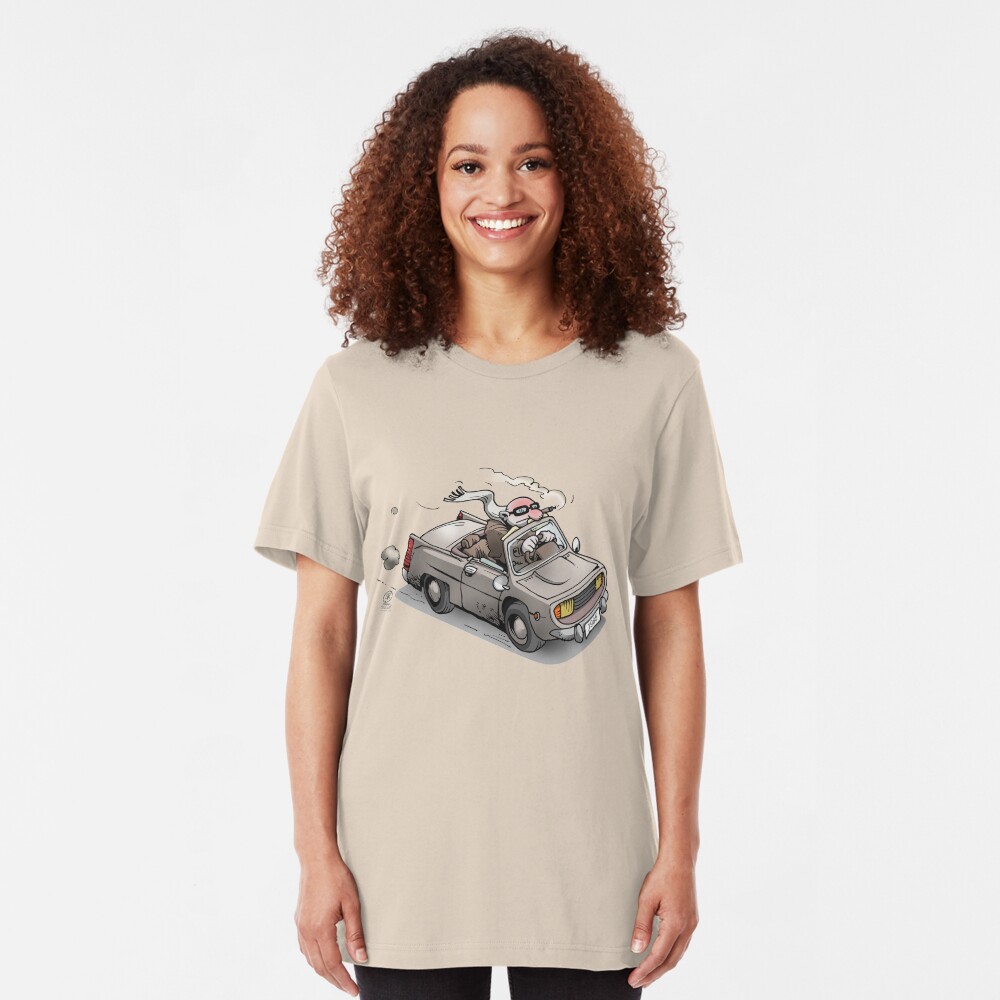 1980's old car Slim Fit T-Shirt