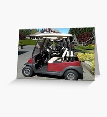 Golf Perspective Greeting Card