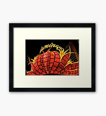 Flaming Flamingo Framed Print