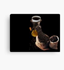 Ground Coffee Canvas Print