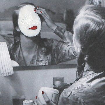 Artwork thumbnail, Is The Cream Working Yet...? Vintage Beauty Magazine Collage  by Lady-Scream