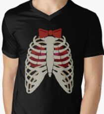 Time Lord have Two Hearts Men's V-Neck T-Shirt