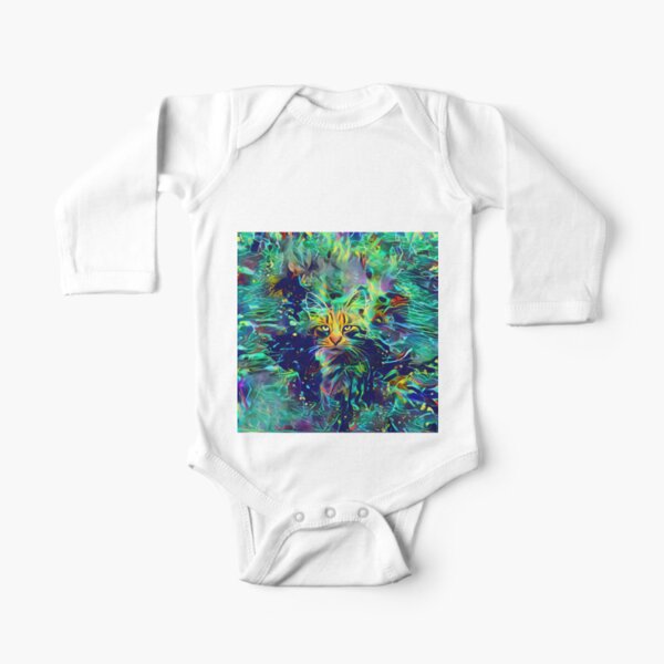 Deep Style Cat Long Sleeve Baby One-Piece
