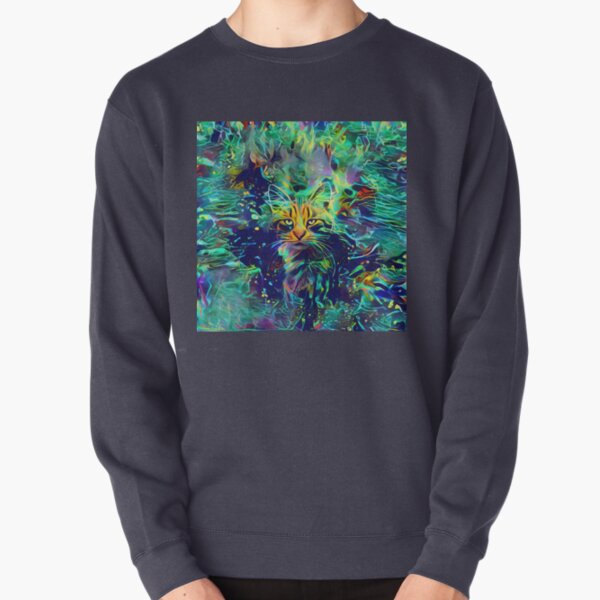 Deep Style Cat Pullover Sweatshirt