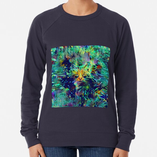 Deep Style Cat Lightweight Sweatshirt