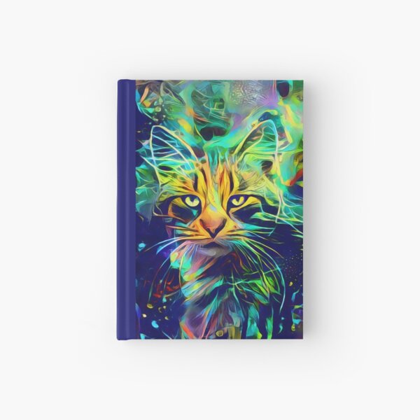 Deep Style Cat Hardcover Journal
