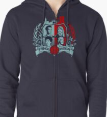 Fringe Division Crest Zipped Hoodie