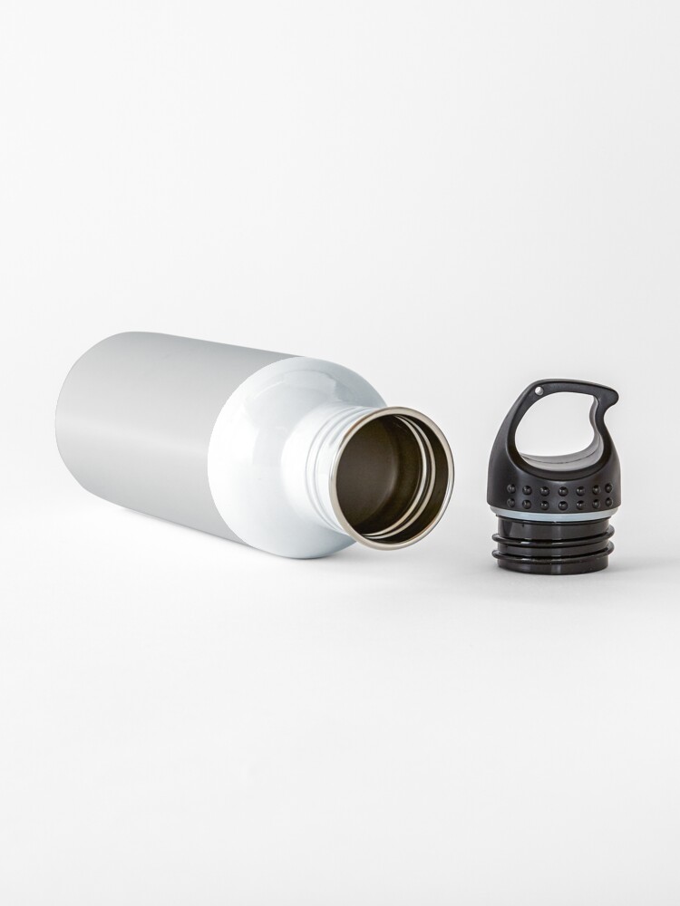 Alternate view of Solid Christmas Silver Water Bottle