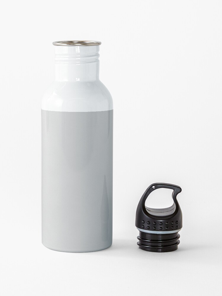 Alternate view of Solid Christmas Silver Water Bottle