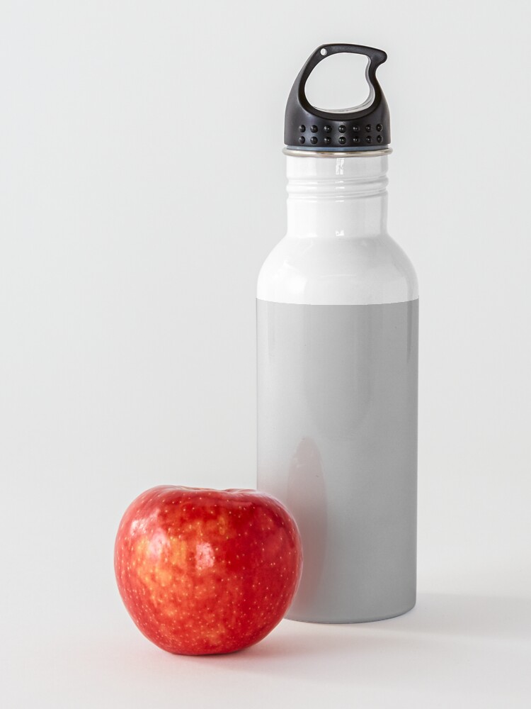 Alternate view of Solid Christmas Silver Water Bottle