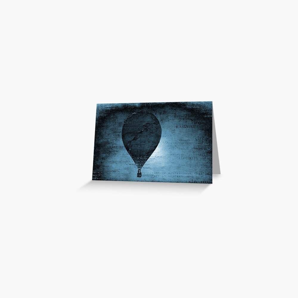 Flying in a Blue Dream Greeting Card