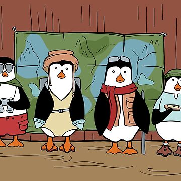 Artwork thumbnail, Penguin Family Hits the Outdoor Gear Store a Little Too Hard by Otter-Grotto
