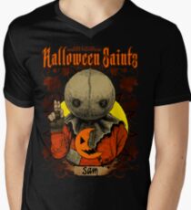 Halloween Saints: Sam Men's V-Neck T-Shirt