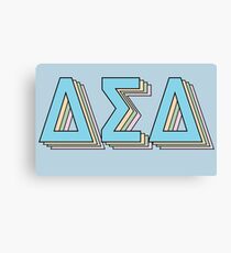 Delta Sigma Delta Layers Canvas Print
