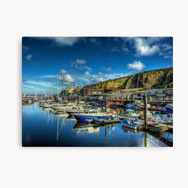 The Marina in Douglas, Isle of Man Canvas Print