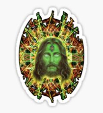 Psychedelic Jesus Sticker