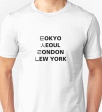 Tokyo Seoul London Newyork Unisex T-Shirt