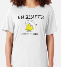 Engineer (powered by beer) Slim Fit T-Shirt