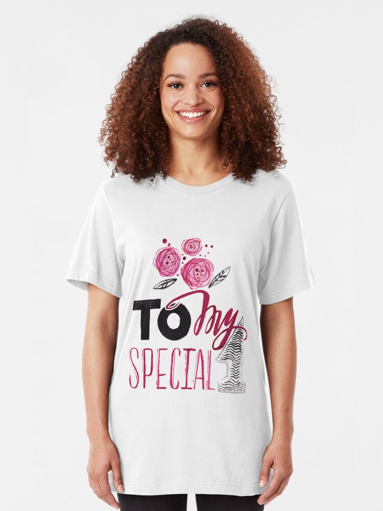 Alternate view of For boyfriend / girlfriend,to my special Slim Fit T-Shirt