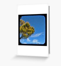 Blue 1 Greeting Card