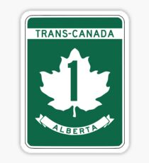 Alberta, Trans-Canada Highway Sign Sticker