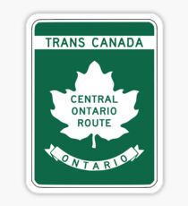 Ontario, Trans-Canada Highway Sign Sticker