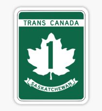 Saskatchewan, Trans-Canada Highway Sign Sticker