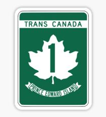 Prince Edward Island, Trans-Canada Highway Sign Sticker