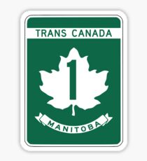 Manitoba, Trans-Canada Highway Sign Sticker