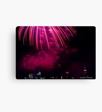Untitled, ID4 Over the City Hudson Canvas Print