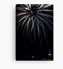 Untitled, ID4 Over the City Hudson Canvas Print