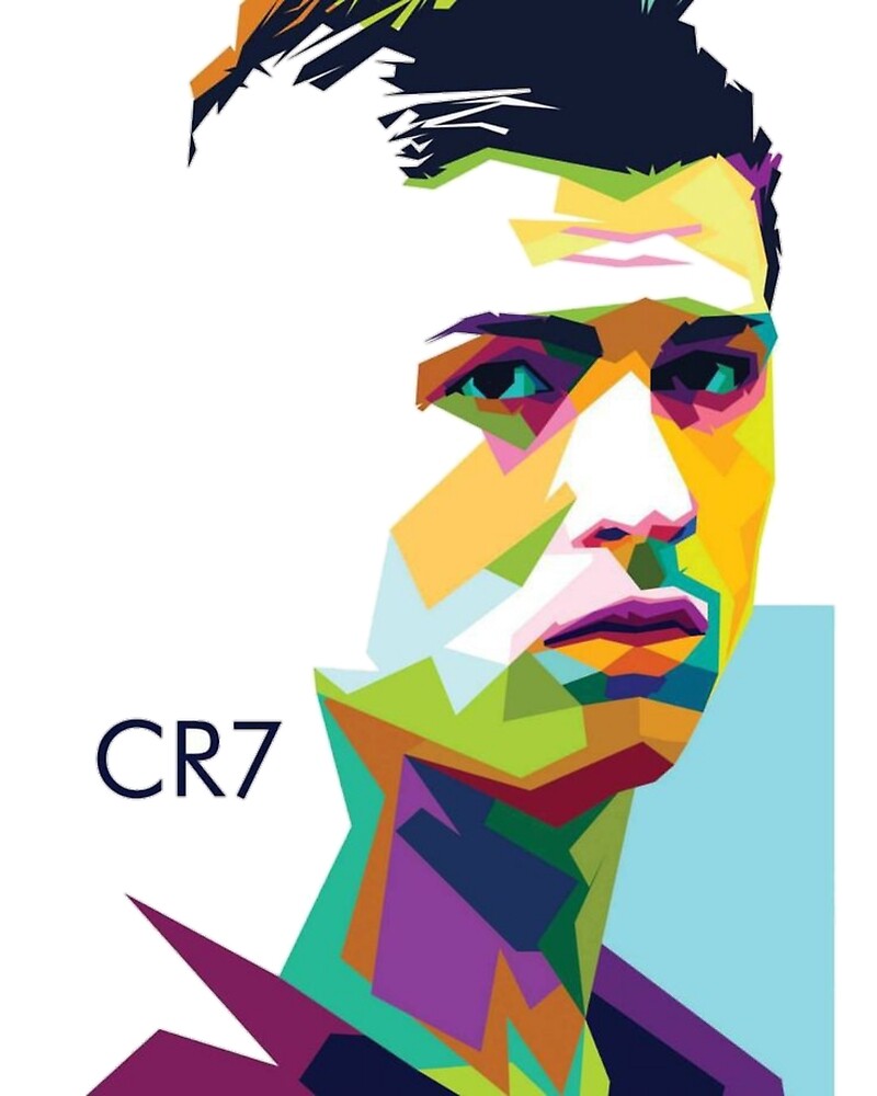Cristiano Ronaldo Cr7 Football Player Fan Art By Akshay777 Redbubble