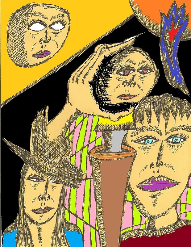 "when the weapon draws the blade" by wormink Redbubble