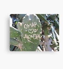 Omar and Alondra Forever Canvas Print