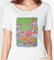 Donald Duck Halloween Trick I Women's Relaxed Fit T-Shirt