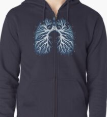 I Breathe Music Zipped Hoodie