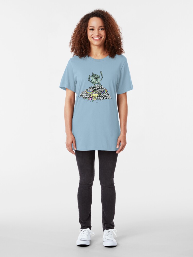 Alternate view of I am become death, destroyer of worlds Slim Fit T-Shirt