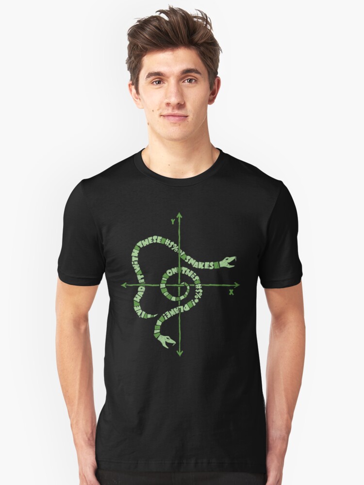 Alternate view of Snakes on a Plane Slim Fit T-Shirt