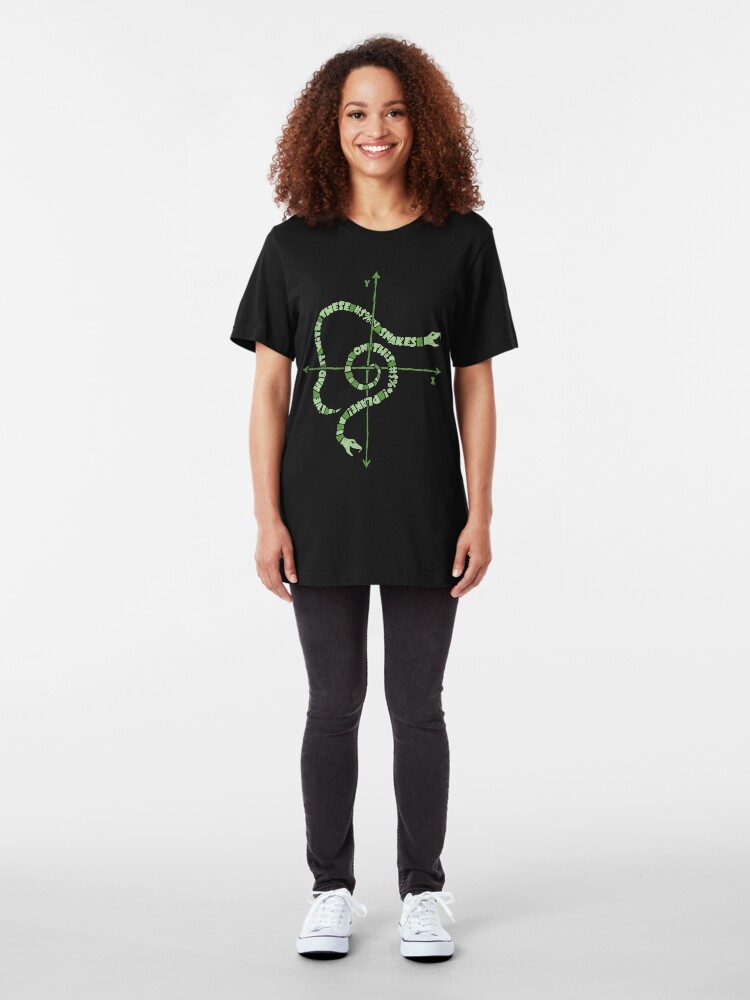 Alternate view of Snakes on a Plane Slim Fit T-Shirt