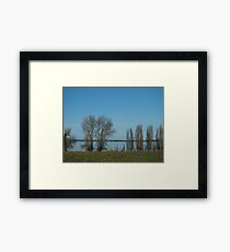 blue meditaton... Framed Print